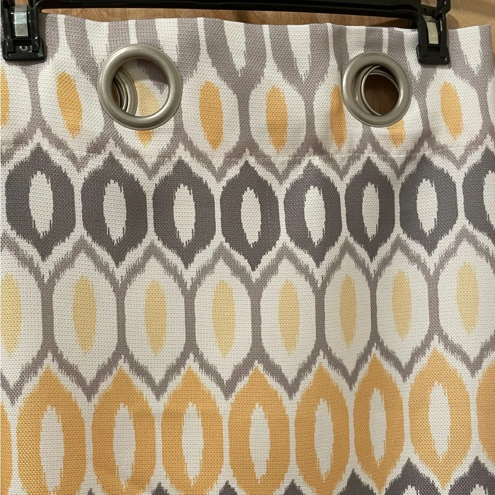 Geometric Patterned Curtain Panel - Picture 3 of 3